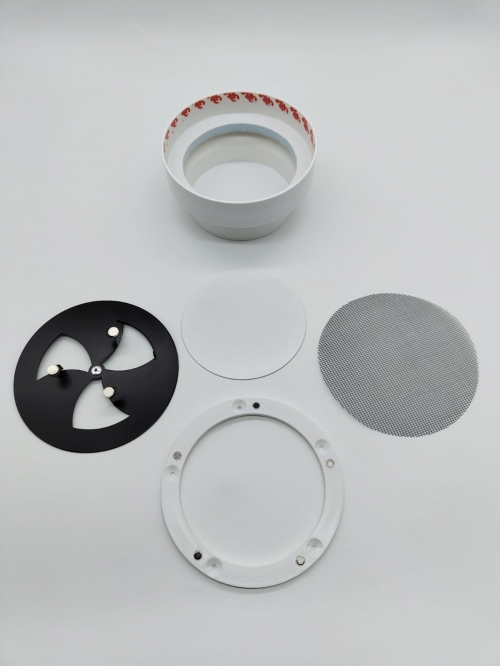 Теневой магнитный диффузор для натяжных потолков 160 мм